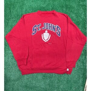 size XXL vintage 90s university of St. John red sweatshirt crewneck